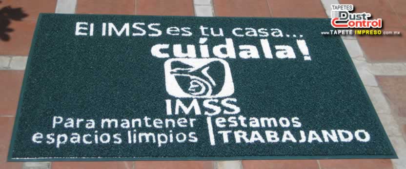 Tapete de rizo con logotipo